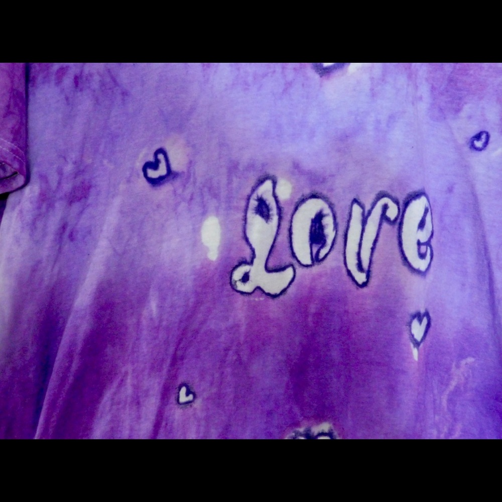 CUSTOM Tie Dye “Love” Tee - Picture 3 of 6